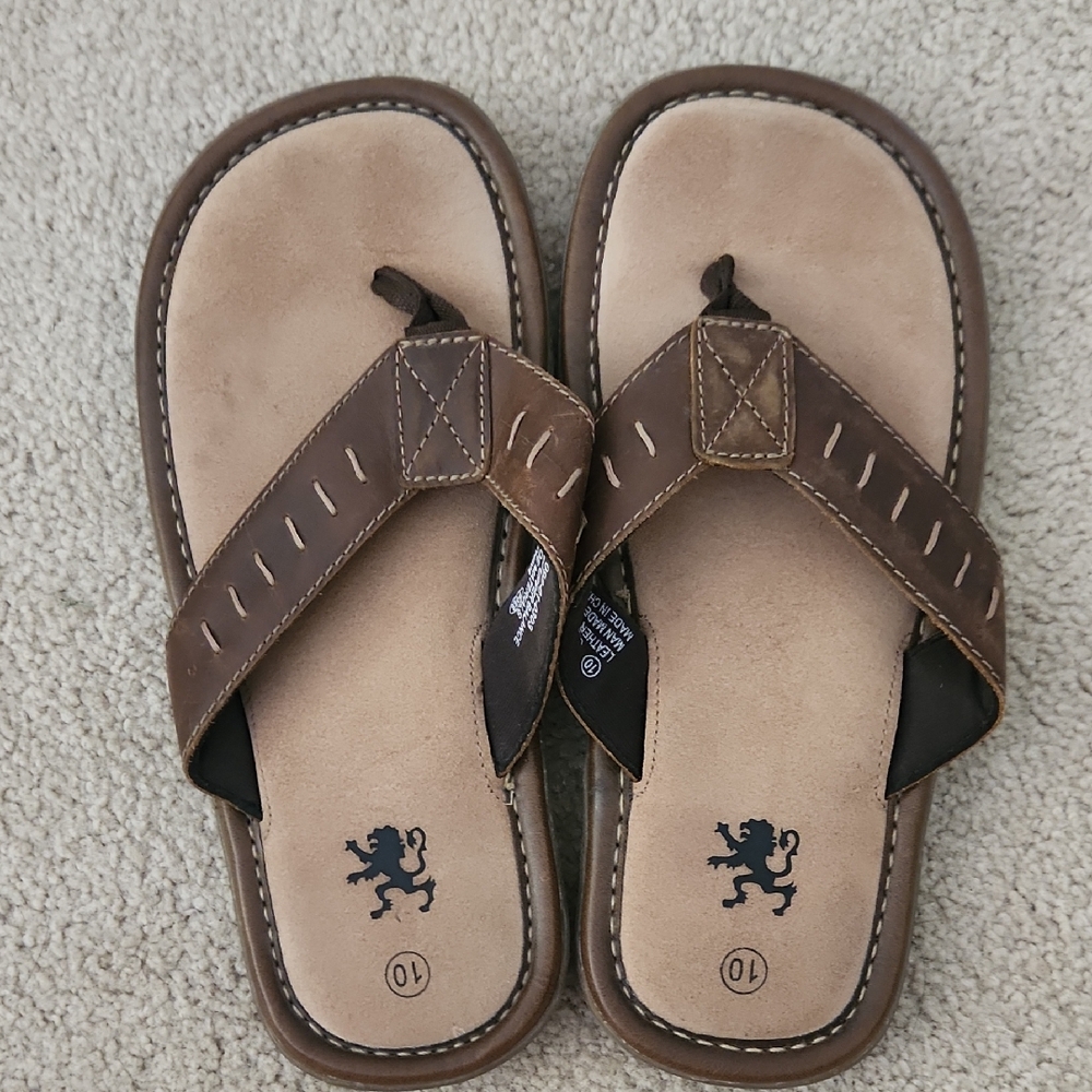 Mossimo Men's Brown Sandals S10